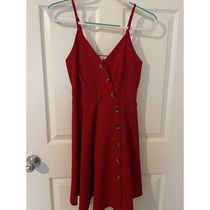 XL Purple Snow red dress